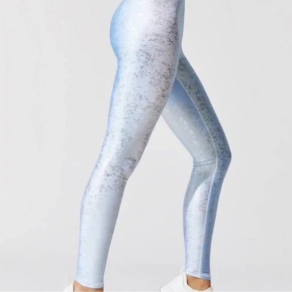 Terez Blue Silver Ombré Leggings - Picture 2 of 5